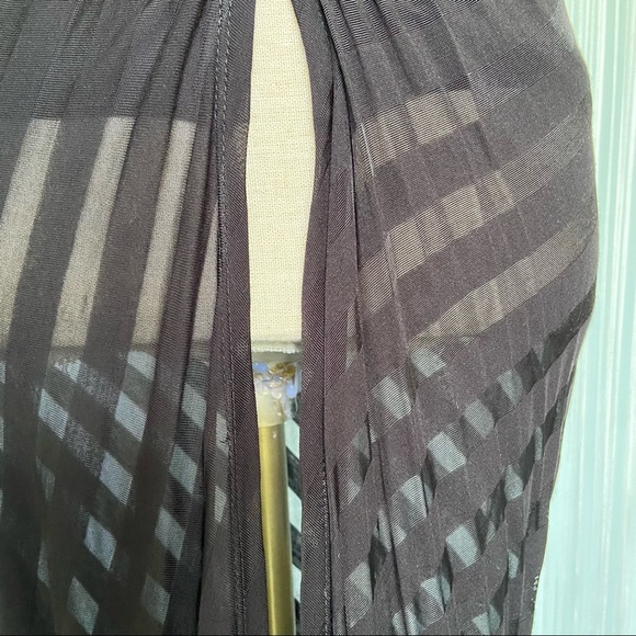 Bebe Sheer Striped Maxi Skirt NWT - Picture 10 of 16